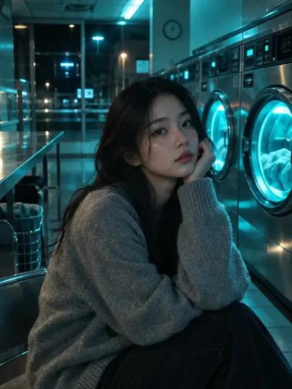 雨夜十点的洗衣房封面