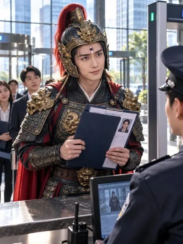 夸父在小区当保安封面
